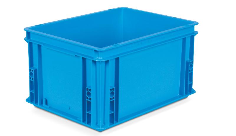 Caisse plastique athéna bleu turquoise 20 litres h.220 mm_0