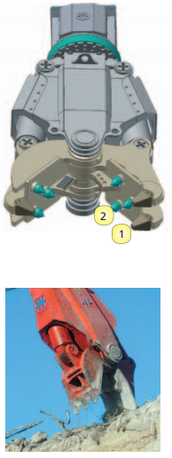 Cisaille TOPCUT avec mâchoire pulvérisateur - 4 dimensions pour pelles 16 à 75 tonnes - Wimmer_0