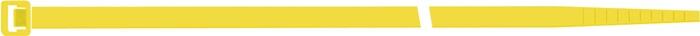 Collier de câblage longueur 280 mm largeur 4,5 mm polyamide 6.6 jaune 100pcs/sachet SAPISELCO_0