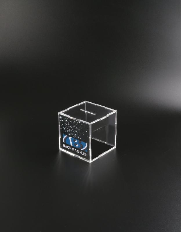 Cube en verre acrylique - bachmann display ag_0