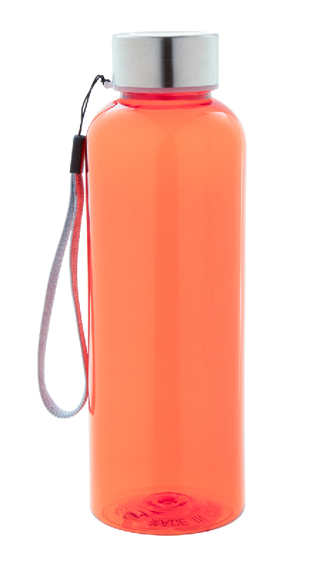 Gourde RPET - plastique sans BPA - 500 ml - bouchon inox et cordelette_0