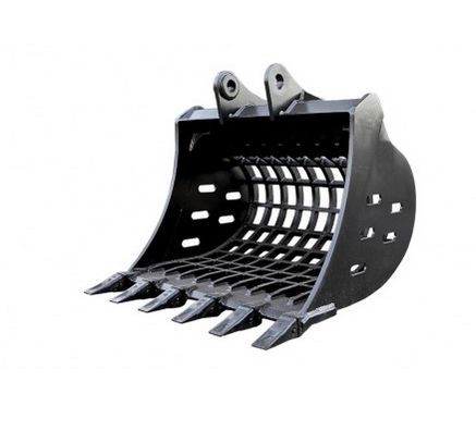 Godet squelette GSQ18-800 pour minipelle 1,2-1,8T - Uniter45 - 800 mm - Dents type ESCO_0