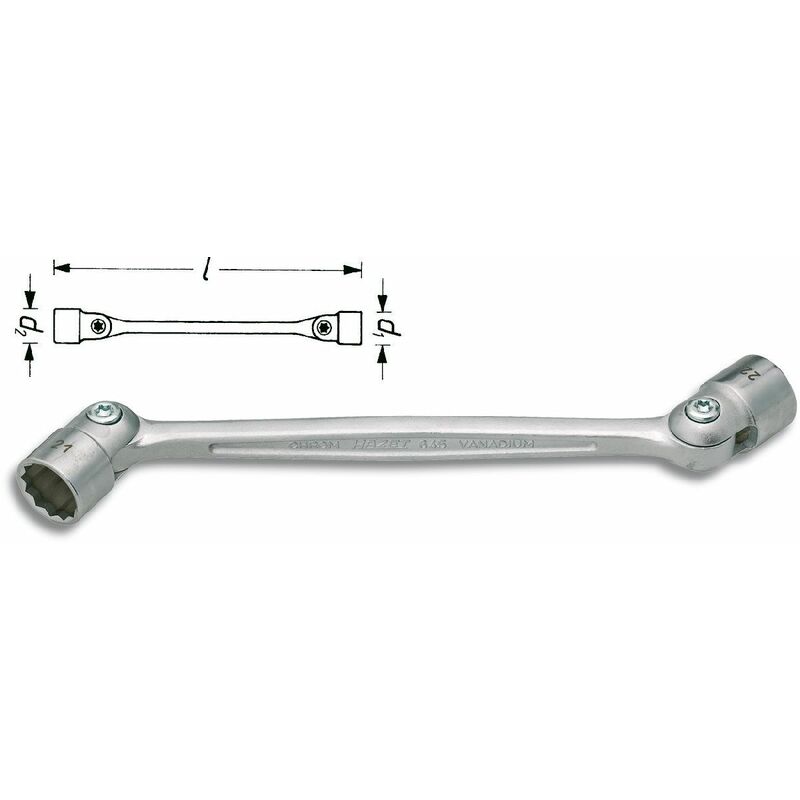 ∙ Profil Traction à 6 pans extérieurs ∙ Nombre d/'outils : 17 3//8 Pouce Multicolore HAZET Jeu de clés à Douilles 880//17 ∙ Carré Creux 10 mm