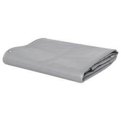 Helloshop26 - Bâche bâche polyvalente et résistante 650 g / m² 1,5 x 6 m gris 02_0002177 - 3000096541538_0