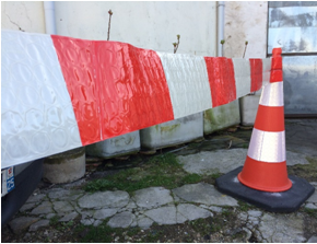 Lisse de cône souple pour un balisage rapide et économique - Longueur 5 ou 10 mètres x 15 cm -FLEXI BARRIERE_0