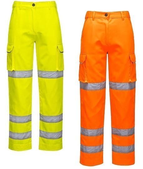 Pantalon de travail haute visibilité femme, Coloris : Jaune Fluo, Taille : XS_0