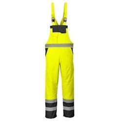 Portwest - Cotte de travail non doublée HV CONTRAST Jaune / Noir Taille M - M jaune 5036108280629_0