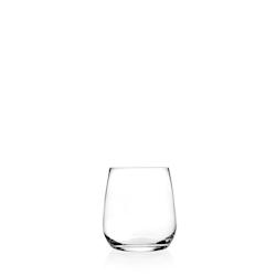 RCR Verres à eau en cristal Adagio Dof Tumbler 35 cl, lot de 6 – Brillants et élégants, pour l'eau, les apéritifs et les restaurants - transpare_0