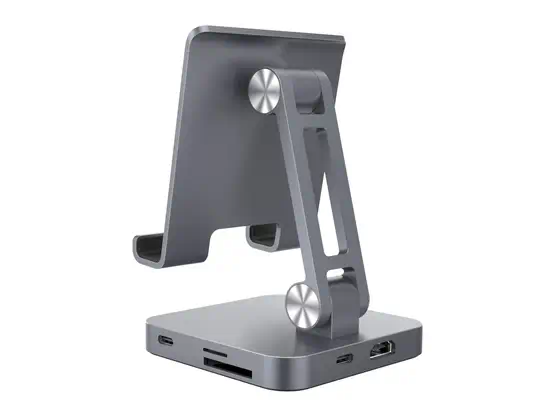 Station d'accueil USB-C pour smartphone (avec support intégré) : HDMI compatible 4K et 2K @30Hz, USB_0