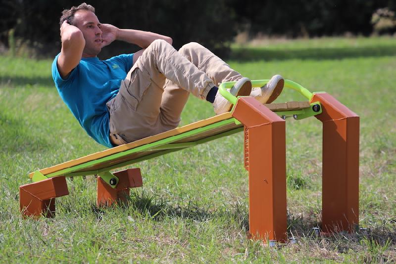 Station Street Workout DAMAPRO - Street Design SD Abdos - Acier galvanisé thermolaqué_0