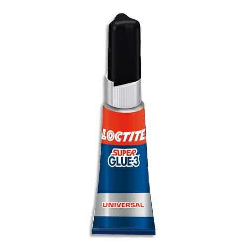 Super glue colle instantanée liquide en tube de 3g superglue3