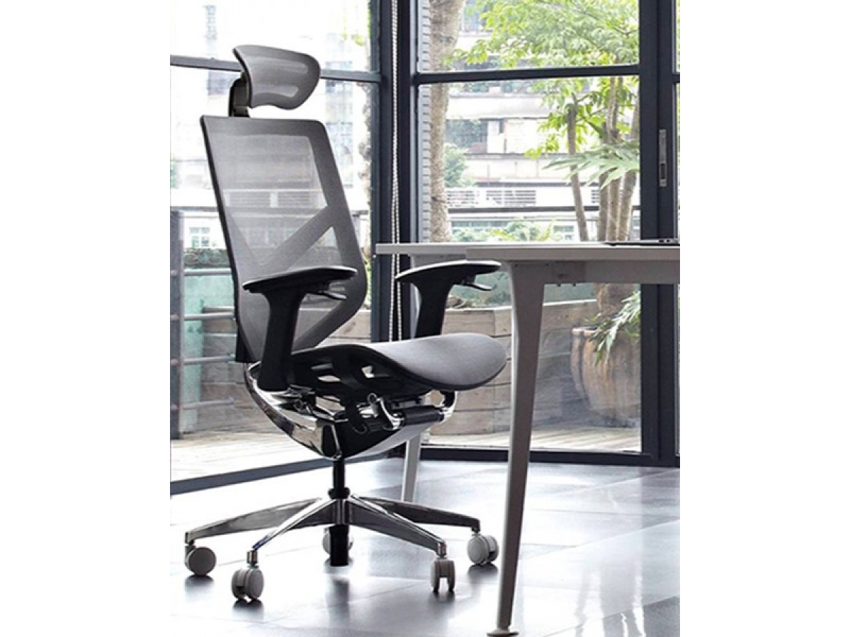 Siège bureautique ergonomique en résille - TECHNO_0
