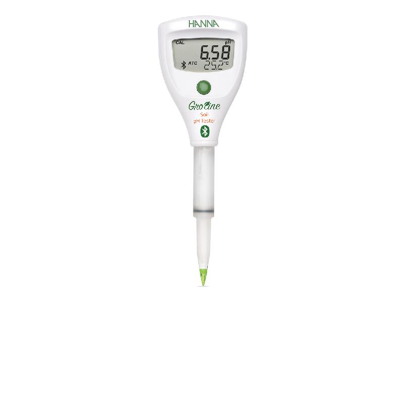 Testeur de pH avec électrode spéciale pour le sol - Groline HALO2 HI9810302 - Bluetooth et étalonnage automatique_0