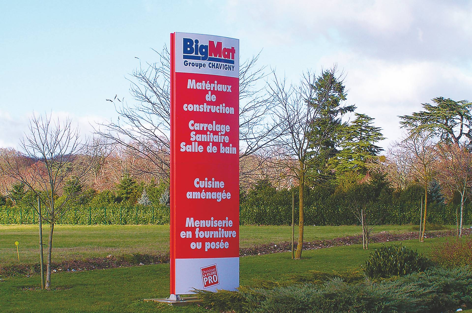 totem publicitaire