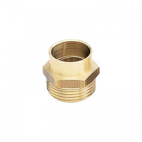 10 X MANCHON LAITON 243GCU À SOUDER - DIAMÈTRE 12 MM - MÂLE 15X21 À VISSER BRICOZOR