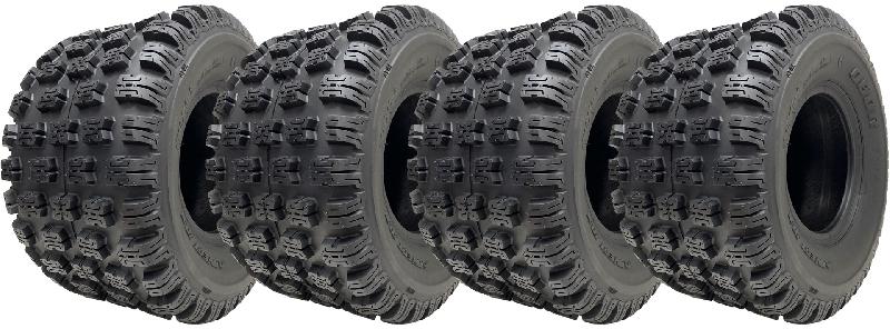 18x10-8 ATV Quad Tyres OBOR Advent Tubeless 255/50-8 Road Legal 102kg (Set of 4)_0