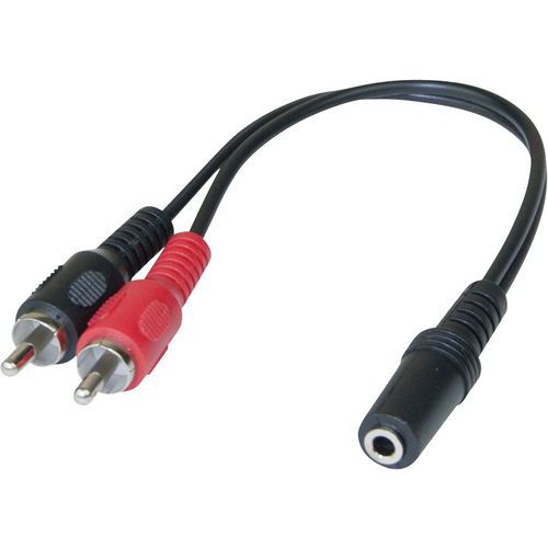 ADAPTATEUR JACK F 3,5 VERS 2 RCAM