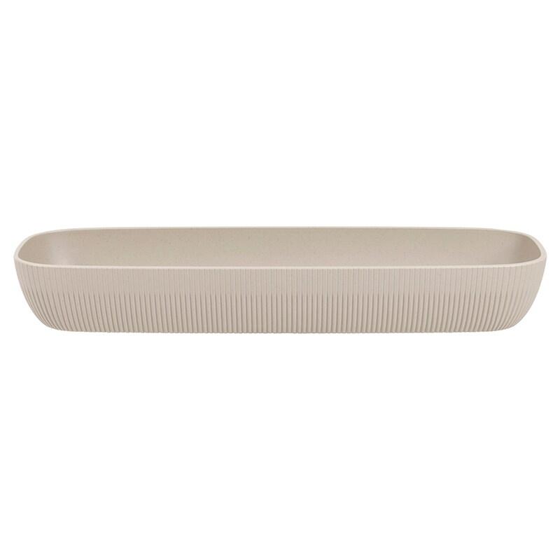 ADRIER - CC-0242-BEIG - (Pack de 3 unités) - Bol rectangulaire 4,1L GN 2/4 x 7,5 cm prof. - Beige - beige plastique CC-0242-BEIG_0