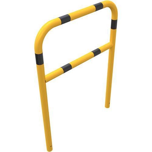 ARCEAU AVEC BARRE TRANSVERSALE À BÉTONNER-JAUNE/NOIR-1400MM - SCHAKE