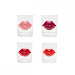 Aulica Verres à eau kiss - lot de 4 - transparent 205401_0