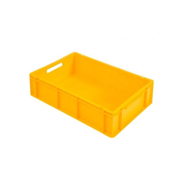 Bac norme Europe 600 x 400 x 170 mm - Jaune - Très résistant et contact alimentaire - Rolléco_0