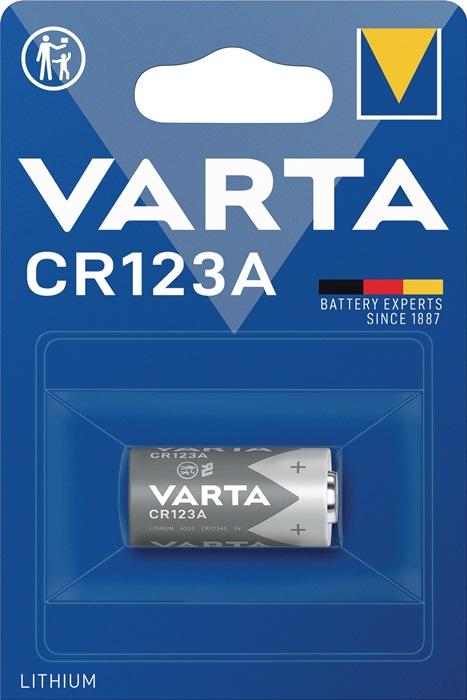 Batterie ULTRA Lithium 3 V CR123A 1430 mAh CR17345 6205 1 pièce/blister VARTA_0