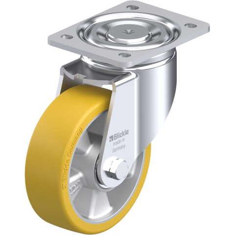 BLICKLE - ROULETTE PIVOTANTE Ø 150MM BANDAGE POLYURÉTHANE PU 650KG - LH-ALTH 150K