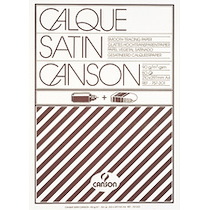BLOC PAPIER CALQUE SATIN, 90/95 G/M2, A3