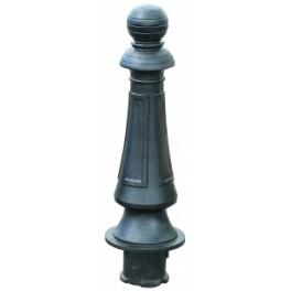 Borne métallique en fonte Alsace - Hauteur 830 mm - Poids 22 kg - Option fourreau disponible_0