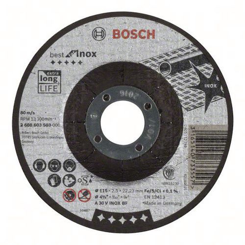 BOSCH 25 DISQUES À TRONÇONNER BEST FOR INOX