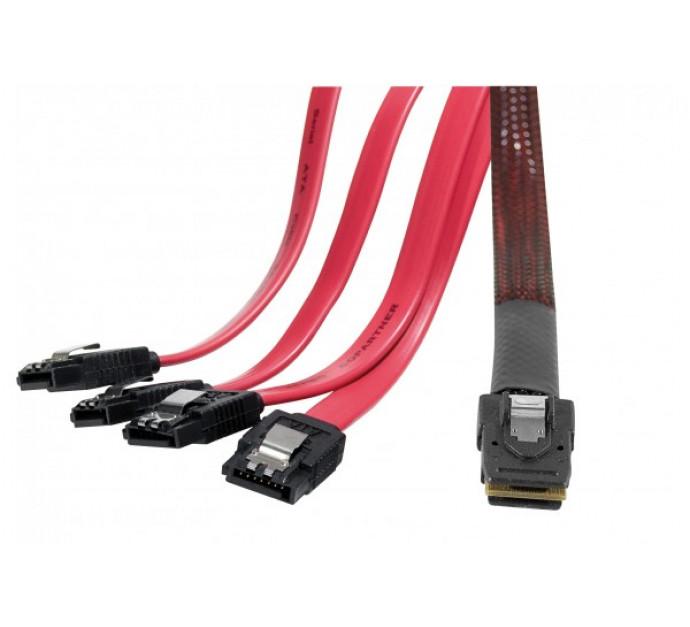 Câble pieuvre Mini SAS SFF-8087 vers 4 SATA - 50 cm - Référence 314200_0