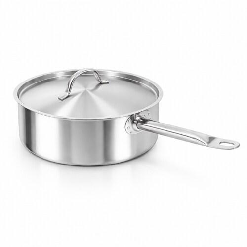 Casserole Professionnelle En Inox Ø 180 Mm – Capacité 1,6 Litres – Equipementpro - M2826_0