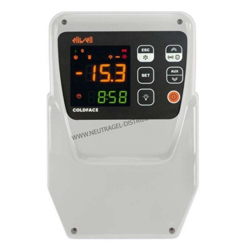 Coffret de régulation RC 500 NT - IP65 - Remplace le RC 500 LX - Thermostat avec double affichage et fonctions HACCP_0