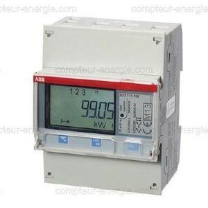 Compteur électrique triphasé MID - Raccordement direct 65A ABB B23 avec écran LCD_0