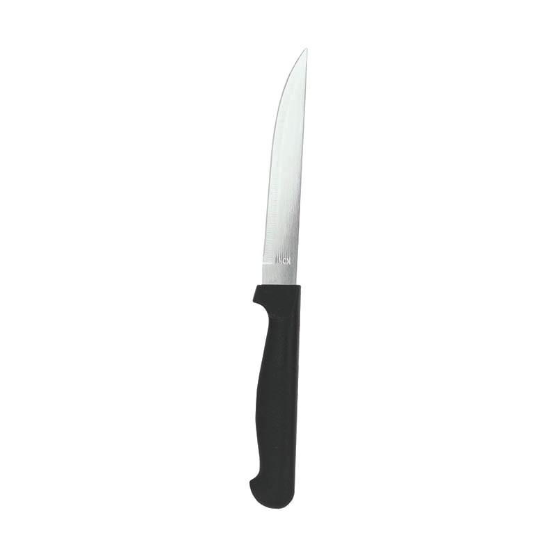 Couteau inox manche noir Knife - NOIR_0