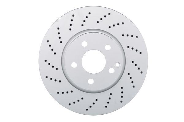 Disque de frein Bosch 0986479408 - avant - poinçonné et ventilé - 5 trous_0