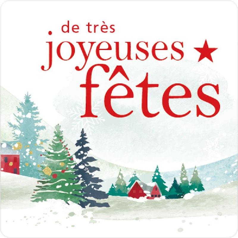 Etiquette cadeau adhésive 