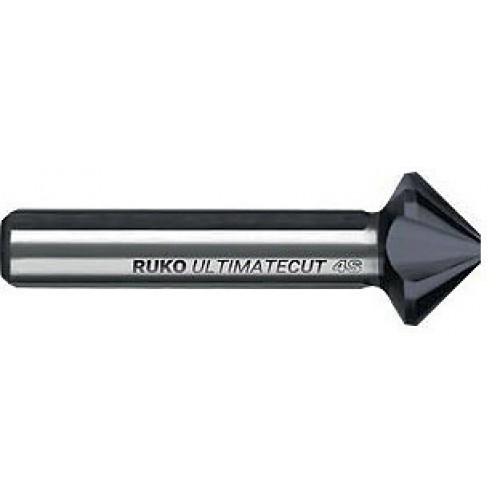FRAISE CONIQUE À CHANFREINER ULTIMATECUT 4S HSS RUNATEC DIN 335 90° - Ø20,50 MM - LONGUEUR 63 MM RUKO