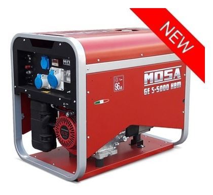Groupe électrogène silencieux Ge S-5000 HBM - Mosa - 4 kVA - Moteur Honda - Fréquence : 50 Hz_0