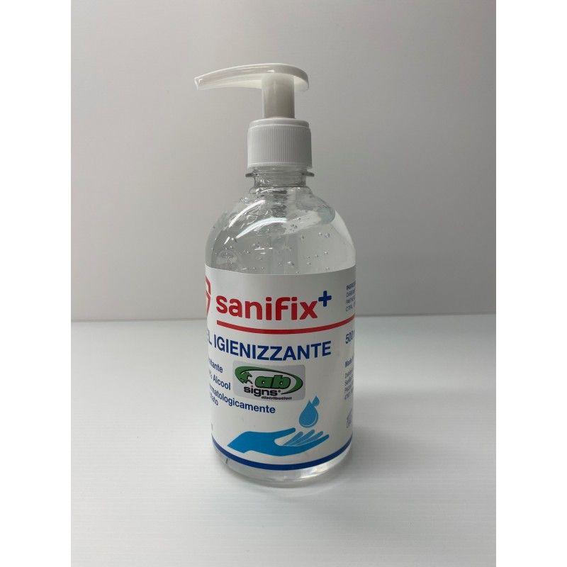 Gel hydroalcoolique Absigns - flacon poussoir 500 ml - désinfectant au pH physiologique_0