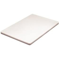 Planche à Découper Blanche en Polyéthylène 45x30x1cm - Hygiplas - blanc plastique J252_0