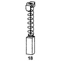 JEU DE 2 CHARBONS 5 X 8 X 20  POUR FLEX
