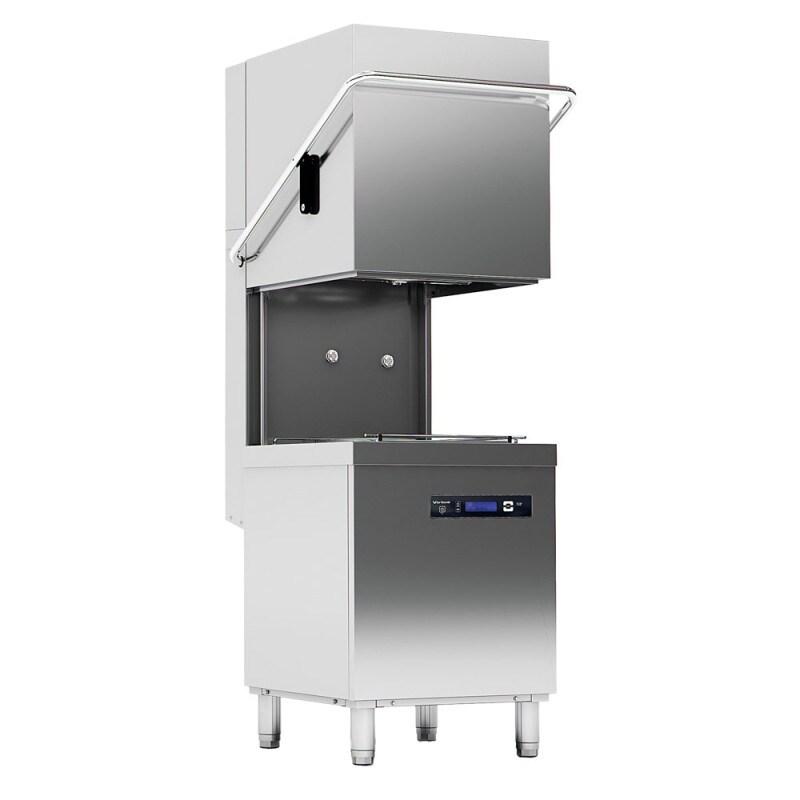 Lave-vaisselle à capot digitale avec pompe de décharge, panier 50x50 cm, h 44 cm - VIRTUS - 4068875003287_0
