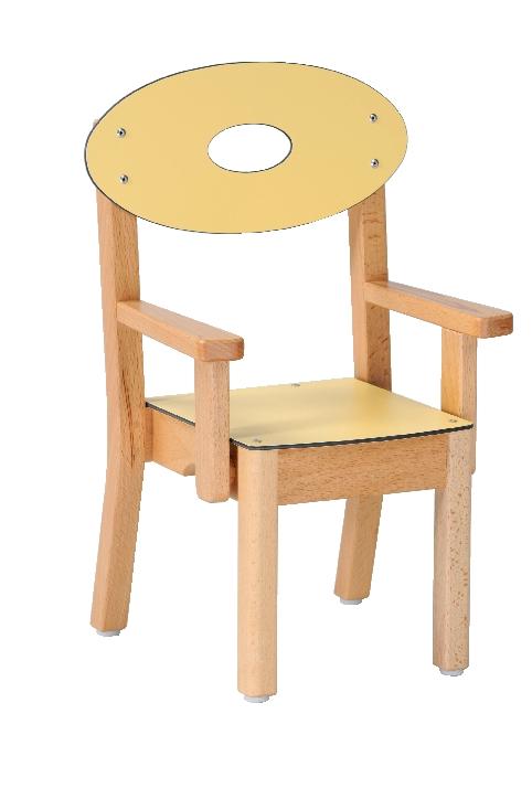 LOT DE 4 FAUTEUILS ZÉBULON TAILLE 0, COLORIS ROUGE CERISE - MANUTAN COLLECTIVITÉS