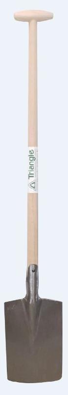 Louchet de plantation Triangle® - Acier au bore, manche en frêne 100 cm, garantie 5 ans_0
