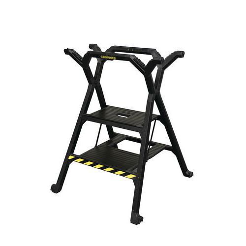 MARCHEPIED X-O 2 MARCHES ALUMINIUM - CENTAURE
