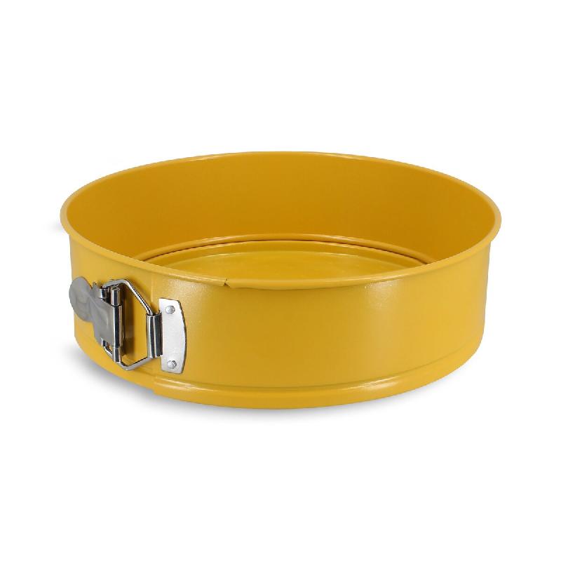 Menastyl - Moule à charnière colorama 24cm en acier carbone safran - 3256391032305_0