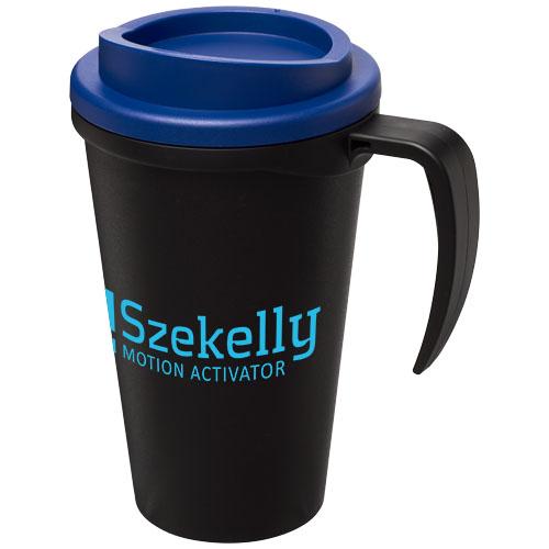 Mug isolant Americano® Grande 350 ml - Double paroi, couvercle à visser et poignée intégrée_0