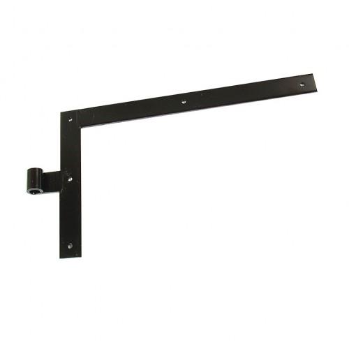 PAIRE D'ÉQUERRES DE VOLET PLATES À BOUT DROIT POUR VOLETS BOIS - LONGUEUR 400 MM TORBEL