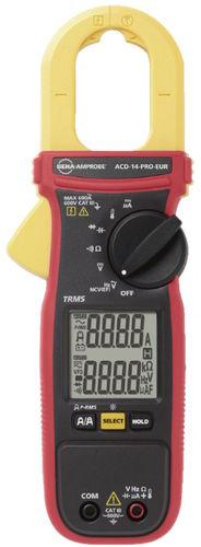 PINCE MULTIMÈTRE TRMS 600A AC, 2MA DC, 600V AC/DC - DOUBLE AFFICHAGE